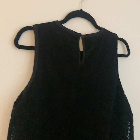 Loft velvet lace top with black lining - Picture 6 of 6